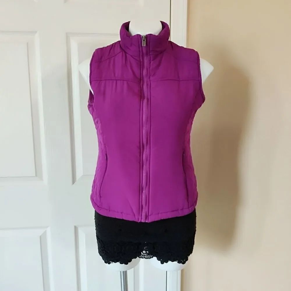 Izod fleece lined warm zip vest sz S